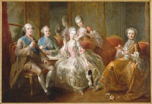 La duchesse de Penthièvre et son chocolat (milieu XVIIIe siècle)